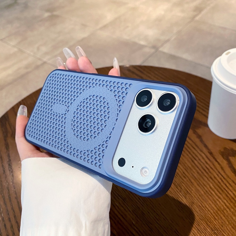 Heat Dissipation Mesh Breathable Case - Роскошный матовый дышащий жесткий чехол для