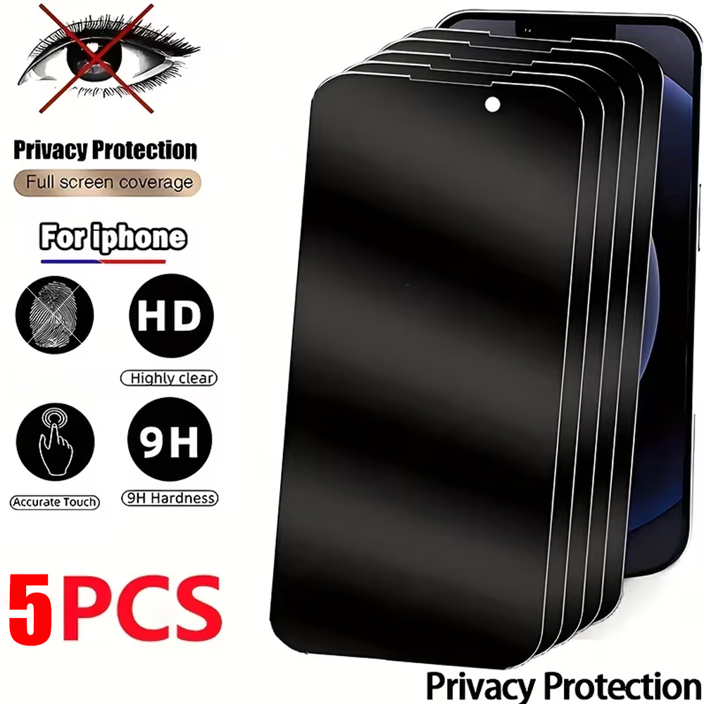 Anti Peek Privacy Tempered Glass - 1–5 шт. защитное закаленное стекло с