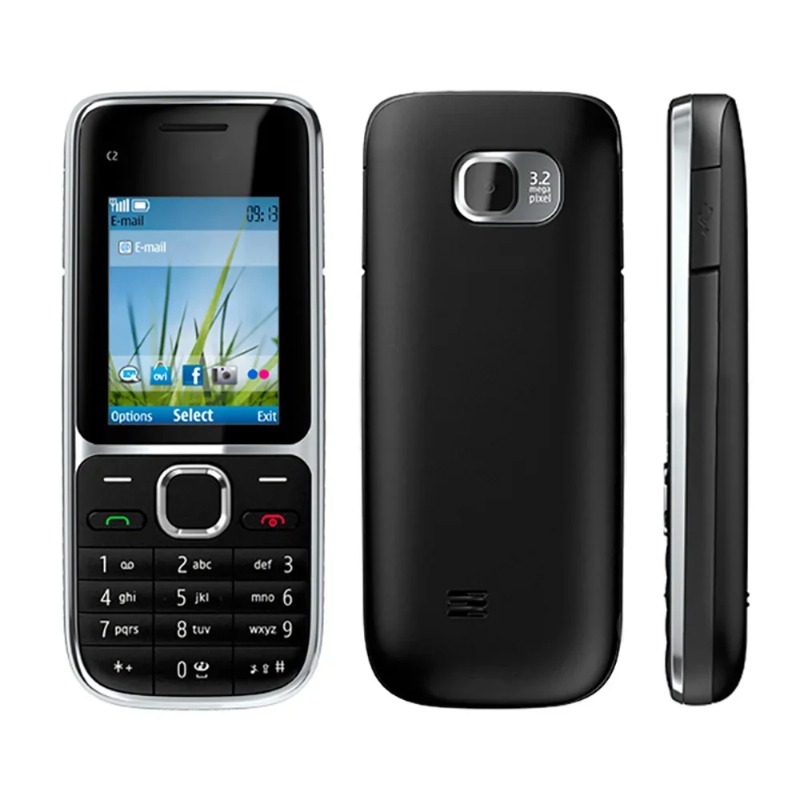 Chargers - Восстановленный мобильный телефон Nokia C2-01, не