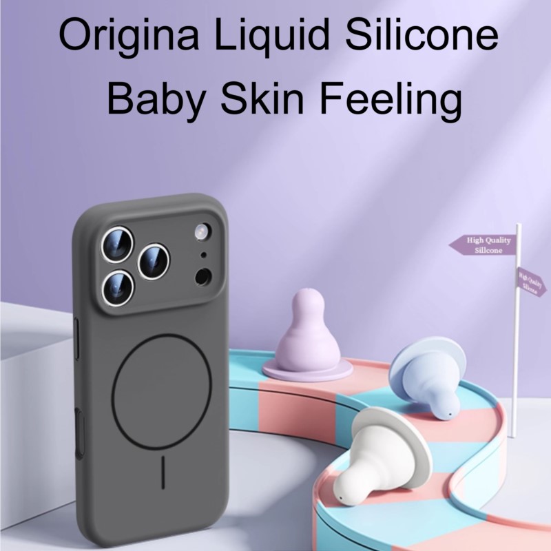 Роскошный чехол из жидкого сил – обзор и цена Liquid Silicone Magnetic Phone Case