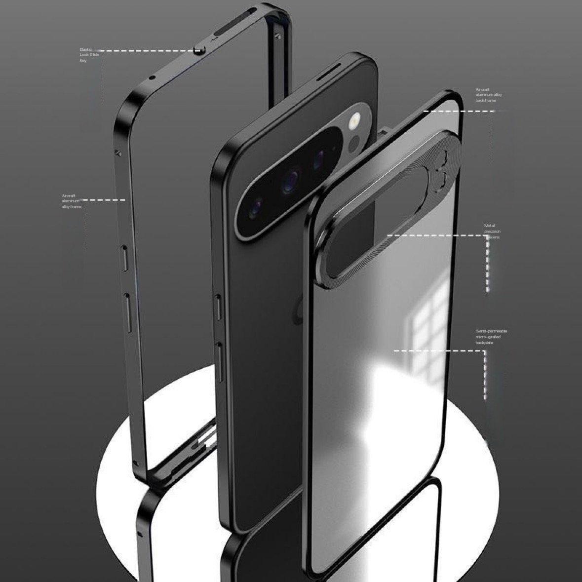 Металлический матовый чехол-на – обзор и цена Metal Bumper Aluminum Frame Case