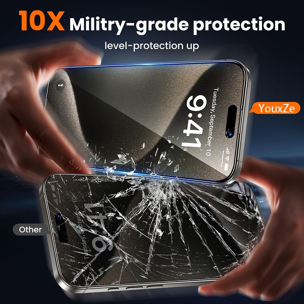 Комплект из 4 защитных стекол  – обзор и цена Anti Spy Privacy Glass Case